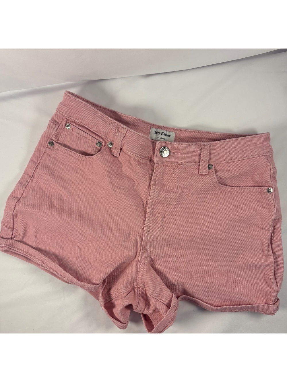 Women’s Juicy Couture Dusty Pink Denim Shorts size 8